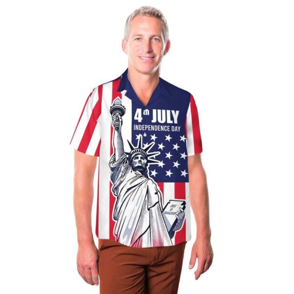 4th Of July Statue of Liberty Hawaiian Shirt For Men And Women 4th Of July Statue of Liberty Hawaiian Shirt For Men And Women
