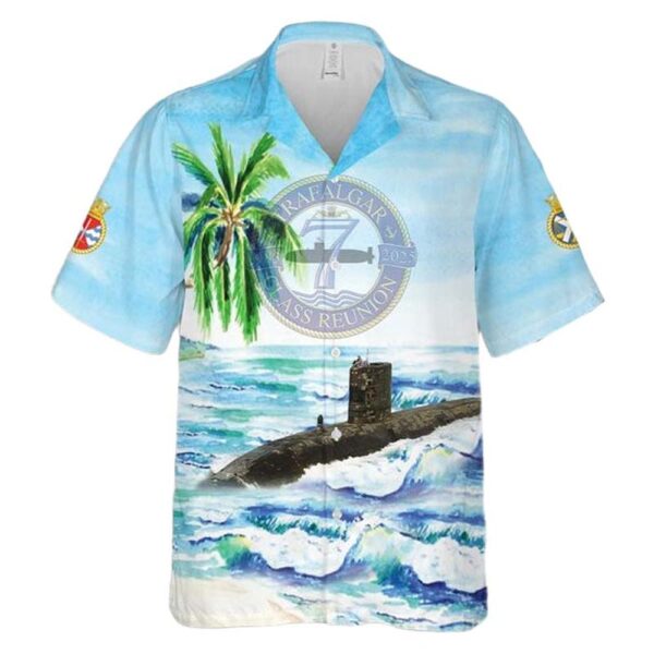 British Royal Navy Trafalgar Class Submarine Hawaiian Shirt For Men And Women British Royal Navy Trafalgar Class Submarine Hawaiian Shirt For Men And Women