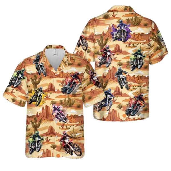 Dirtbike Motorcycle Hawaiian Shirt For Men And Women Dirtbike Motorcycle Hawaiian Shirt For Men And Women