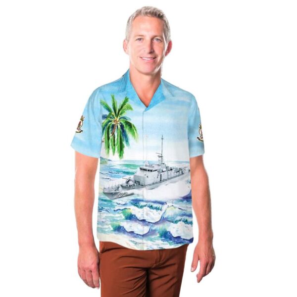 Royal Australian Navy HMAS Fremantle (FCPB 203) Fremantle-class patrol boat Hawaiian Shirt For Men And Women Royal Australian Navy HMAS Fremantle (FCPB 203) Fremantle-class patrol boat Hawaiian Shirt For Men And Women