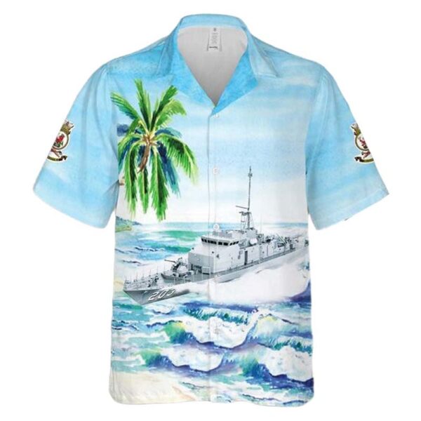 Royal Australian Navy HMAS Fremantle (FCPB 203) Fremantle-class patrol boat Hawaiian Shirt For Men And Women Royal Australian Navy HMAS Fremantle (FCPB 203) Fremantle-class patrol boat Hawaiian Shirt For Men And Women
