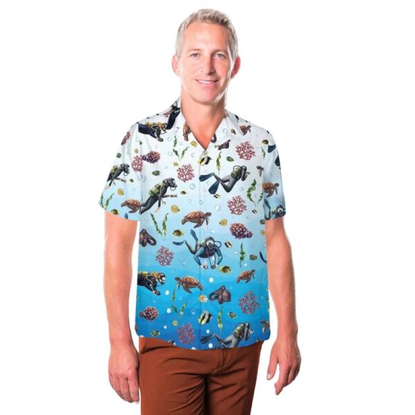 Scuba Diving Hawaiian Shirt For Men And Women Scuba Diving Hawaiian Shirt For Men And Women