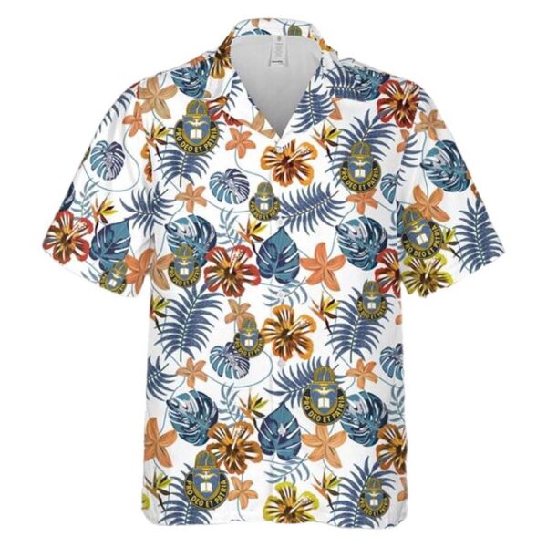 US Army Chaplain Corps Crest Hawaiian Shirt Cheap