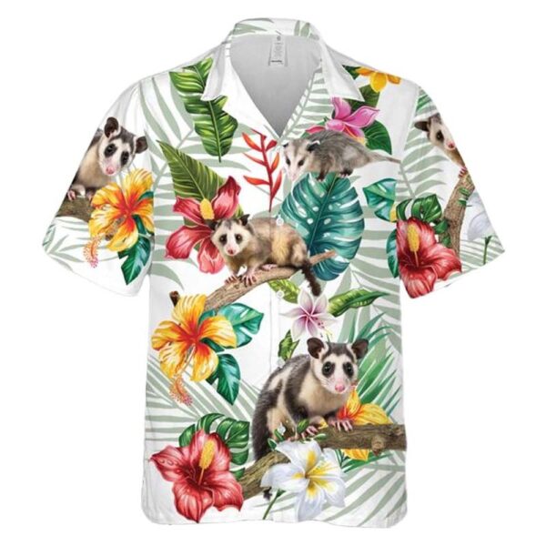 Opossum Hawaiian Shirt Man Opossum Hawaiian Shirt Man