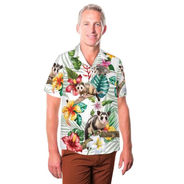 Opossum Hawaiian Shirt Man Opossum Hawaiian Shirt Man