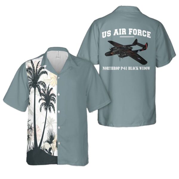 P 61 Black Widow Cheap Hawaiian Shirt P 61 Black Widow Cheap Hawaiian Shirt