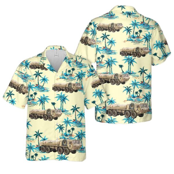 US Army Fuel Servicing Truck HEMMT M978 Cheap Hawaiian Shirt