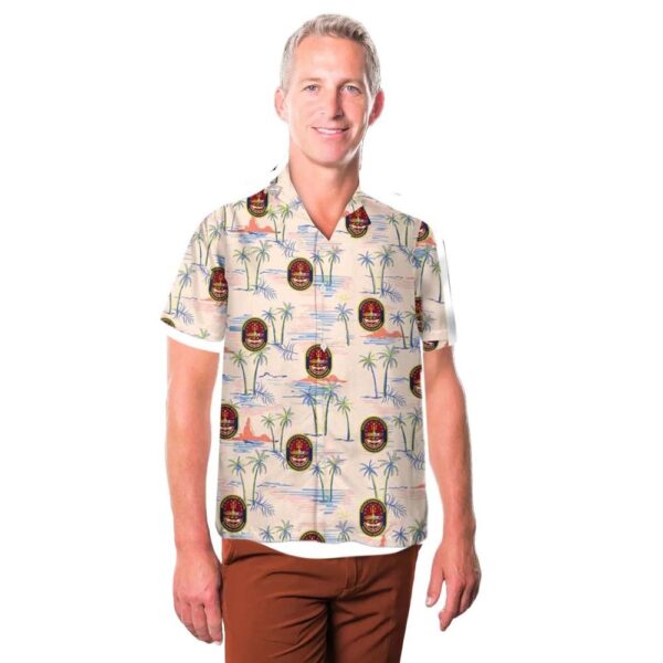 US Navy Surface Combat Systems Training Command Great Lakes Hawaiian Shirt Man US Navy Surface Combat Systems Training Command Great Lakes Hawaiian Shirt Man