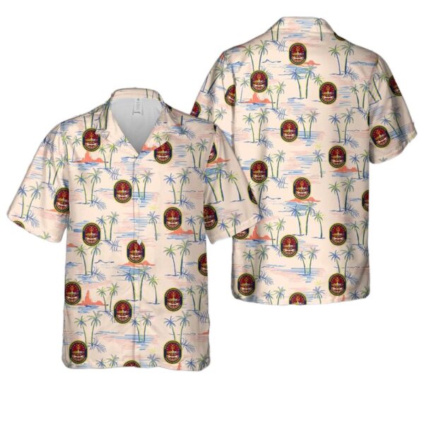 US Navy Surface Combat Systems Training Command Great Lakes Hawaiian Shirt Man US Navy Surface Combat Systems Training Command Great Lakes Hawaiian Shirt Man