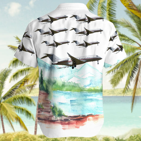 Bombardier BD-700-1A10 Global 6000 VistaJet Hawaiian Shirt Bombardier BD-700-1A10 Global 6000 VistaJet Hawaiian Shirt