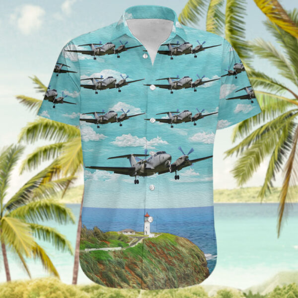 Beechcraft B300 King Air 350 New Zealand Royal New Zealand Air Force (RNZAF) Hawaiian Shirt Beechcraft B300 King Air 350 New Zealand Royal New Zealand Air Force (RNZAF) Hawaiian Shirt
