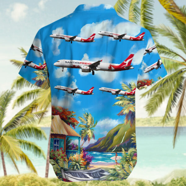 Airbus A321-231P2F Qantas Freight (Express Freighters Australia) Hawaiian Shirt Airbus A321-231P2F Qantas Freight (Express Freighters Australia) Hawaiian Shirt