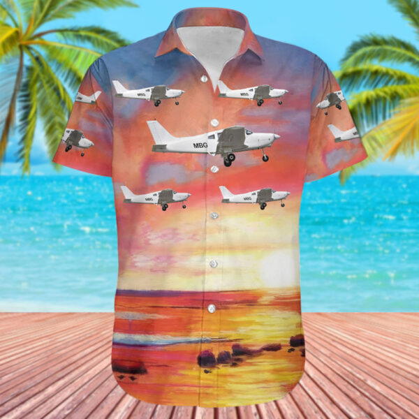 Piper PA-28-161 Warrior II Wellington Aero Club Hawaiian Shirt Piper PA-28-161 Warrior II Wellington Aero Club Hawaiian Shirt