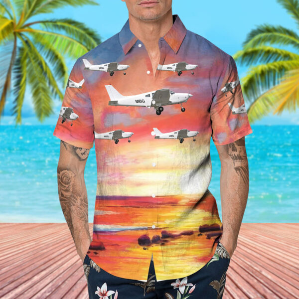 Piper PA-28-161 Warrior II Wellington Aero Club Hawaiian Shirt Piper PA-28-161 Warrior II Wellington Aero Club Hawaiian Shirt