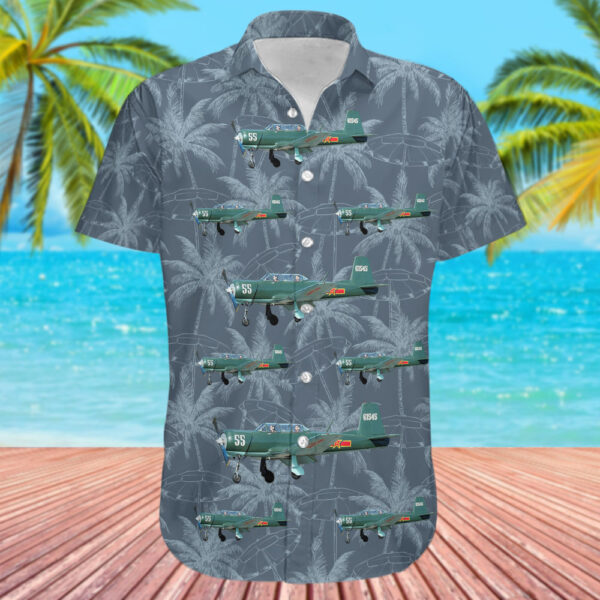 Nanchang CJ-6 Wellington Aero Club Hawaiian Shirt Nanchang CJ-6 Wellington Aero Club Hawaiian Shirt