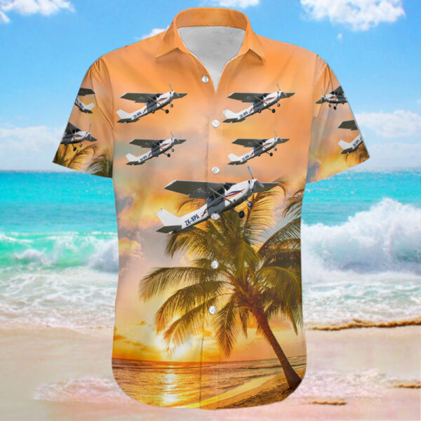 Cessna 172R Skyhawk II New Zealand International Commercial Pilot Academy Hawaiian Shirt