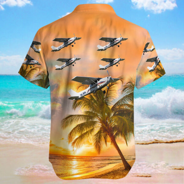 Cessna 172R Skyhawk II New Zealand International Commercial Pilot Academy Hawaiian Shirt