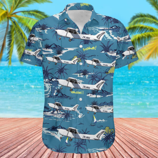 Cessna 172S Skyhawk SP New Zealand International Commercial Pilot Academy Hawaiian Shirt
