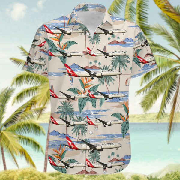 Boeing 787-9 Dreamliner Qantas Hawaiian Shirt