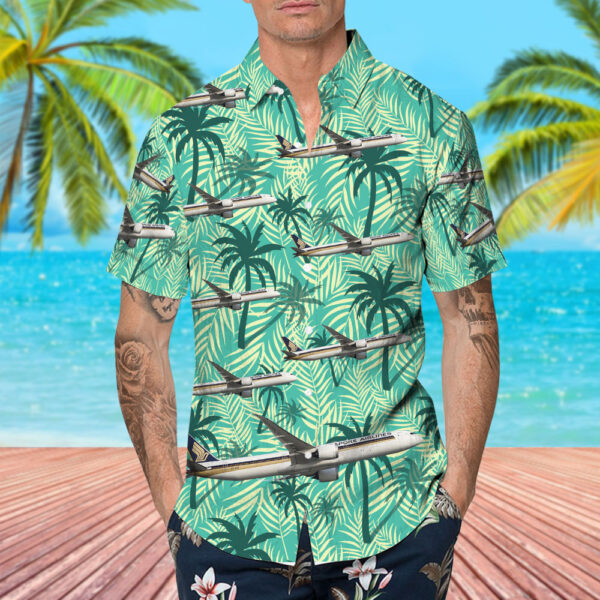 Boeing 787-10 Dreamliner Singapore Airlines Hawaiian Shirt