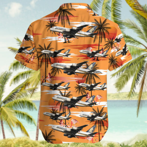 Airbus A380-841 Singapore Airlines Hawaiian Shirt Airbus A380-841 Singapore Airlines Hawaiian Shirt