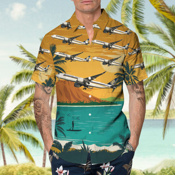 Airbus A350-941 Singapore Airlines Hawaiian Shirt Airbus A350-941 Singapore Airlines Hawaiian Shirt