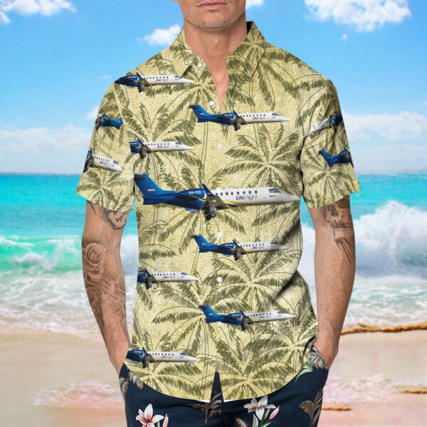 Bombardier Learjet 45 Life Flight Hawaiian Shirt