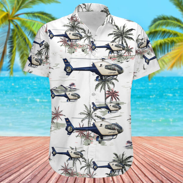 Eurocopter EC 120B Colibri Life Flight Hawaiian Shirt Eurocopter EC 120B Colibri Life Flight Hawaiian Shirt