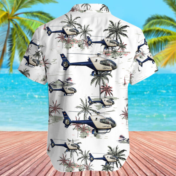 Eurocopter EC 120B Colibri Life Flight Hawaiian Shirt Eurocopter EC 120B Colibri Life Flight Hawaiian Shirt