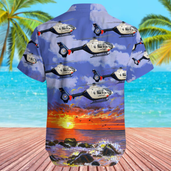 Eurocopter EC 135P2 Life Flight Hawaiian Shirt