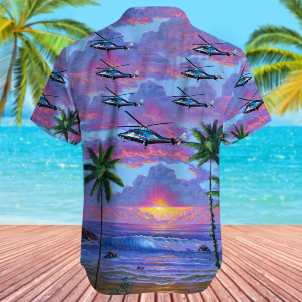 Agusta A109E Power Life Flight Hawaiian Shirt Agusta A109E Power Life Flight Hawaiian Shirt