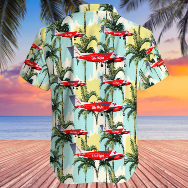 Beechcraft B200 King Air Life Flight Hawaiian Shirt
