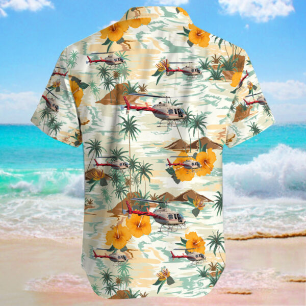 Bell 206L-4 LongRanger IV Helicopters Otago Hawaiian Shirt