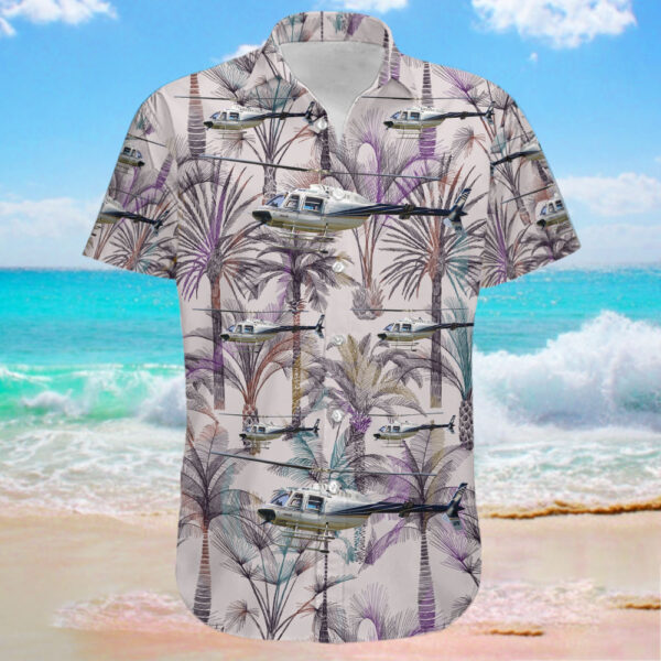 Bell 206B JetRanger III Helicopters Otago Hawaiian Shirt