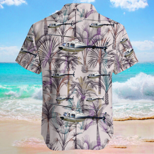 Bell 206B JetRanger III Helicopters Otago Hawaiian Shirt