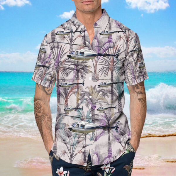 Bell 206B JetRanger III Helicopters Otago Hawaiian Shirt