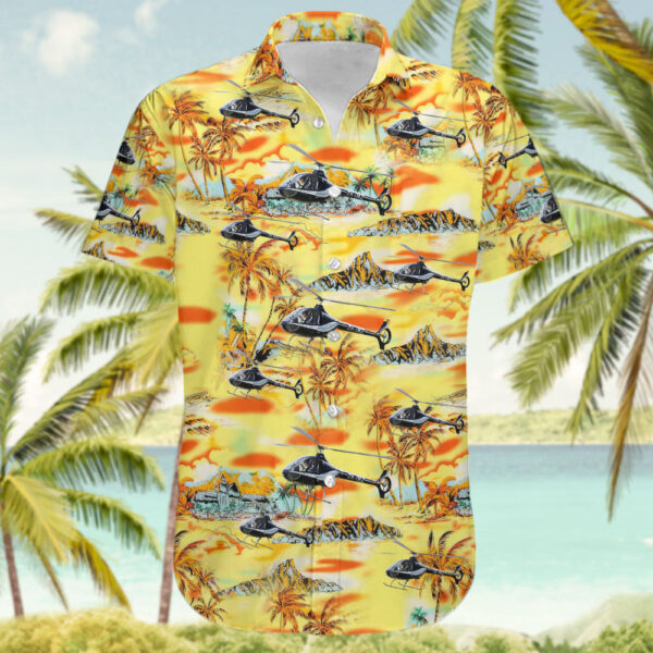 Guimbal Cabri G2 Kapiti Districts Aero Club Hawaiian Shirt