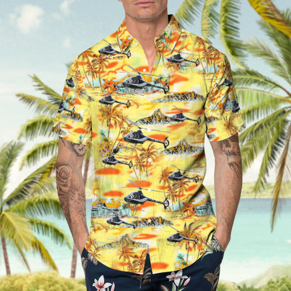 Guimbal Cabri G2 Kapiti Districts Aero Club Hawaiian Shirt