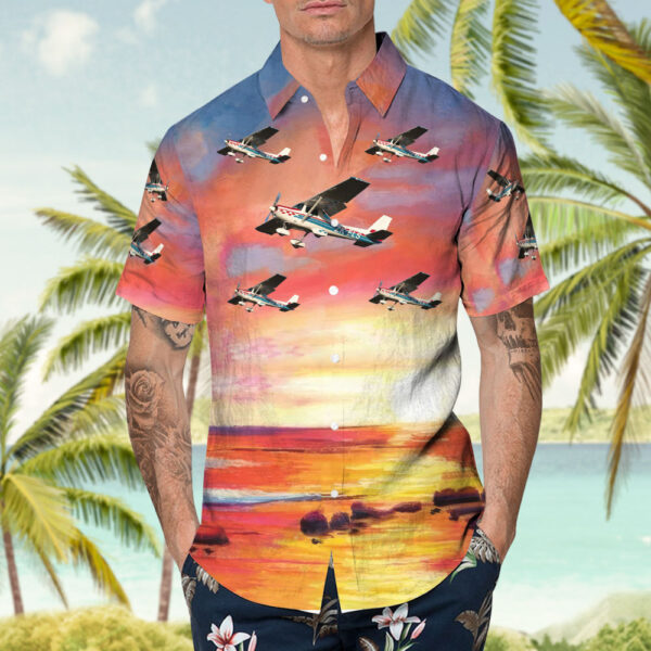 Cessna A152 Aerobat Kapiti Districts Aero Club Hawaiian Shirt Cessna A152 Aerobat Kapiti Districts Aero Club Hawaiian Shirt