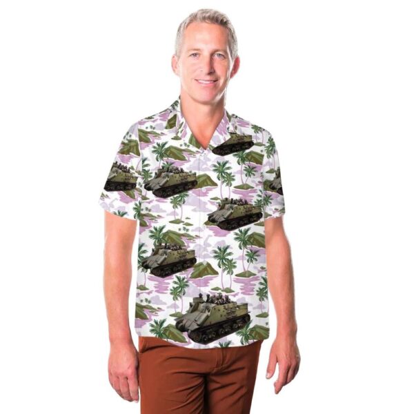 Canadian British WW2 M7 Priest Kangaroo Hawaiian Shirt Cheap