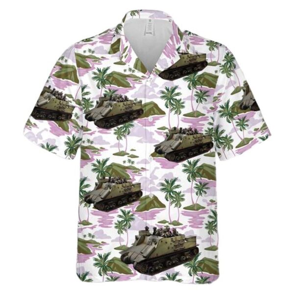 Canadian British WW2 M7 Priest Kangaroo Hawaiian Shirt Cheap