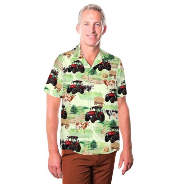Case IH Farmall 75C Electric Aloha Hawaiian Shirt