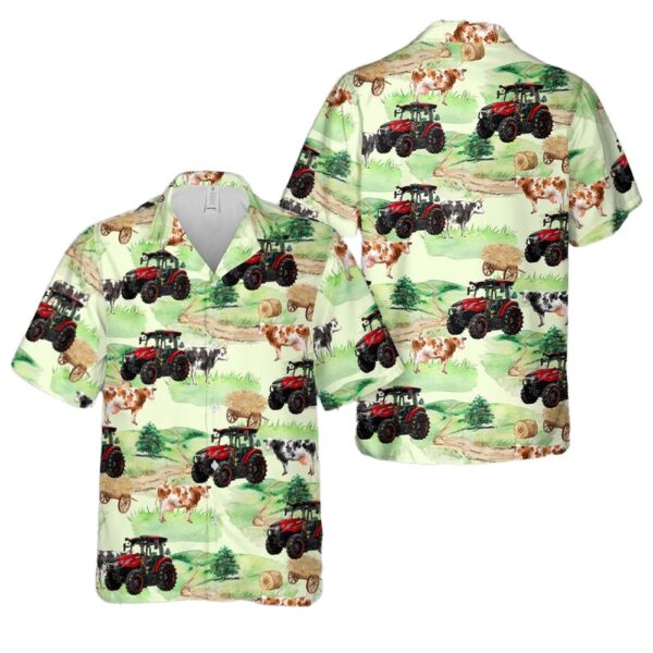 Case IH Farmall 75C Electric Aloha Hawaiian Shirt
