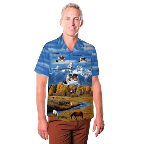 Heliski Aloha Hawaiian Shirt Heliski Aloha Hawaiian Shirt
