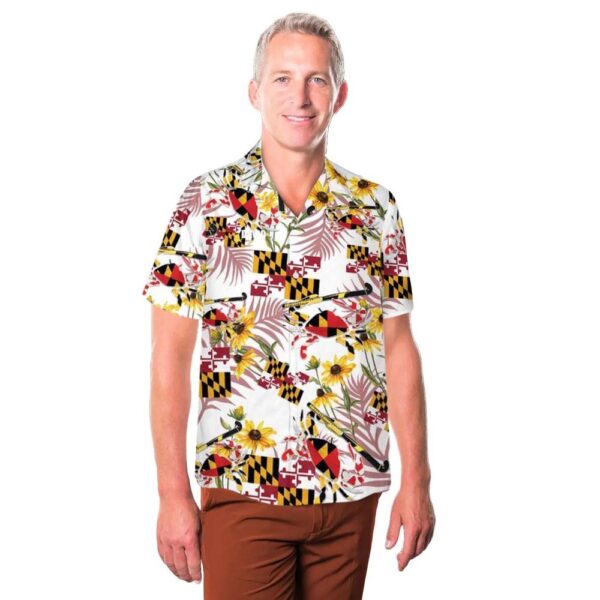 Maryland Crab Field Hockey Hawaiian Shirt Man Maryland Crab Field Hockey Hawaiian Shirt Man