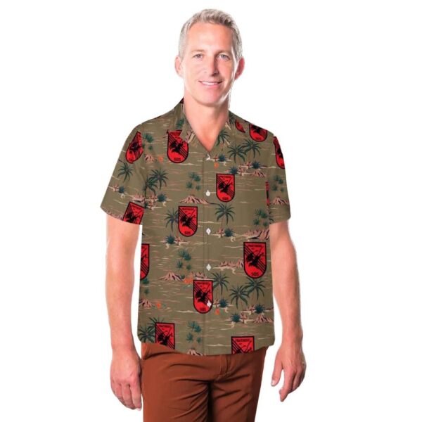 Red Skies 505th Parachute Infantry Regiment Vietnam era inspired Aloha Hawaiian Shirt Red Skies 505th Parachute Infantry Regiment Vietnam era inspired Aloha Hawaiian Shirt