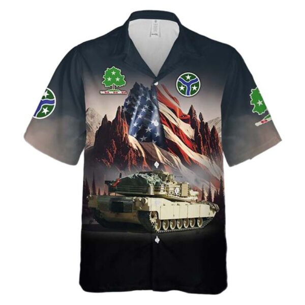 US Army M1A1 Abrams Tank 278th Armored Cavalry Regiment Tennessee Army National Guard 4th Of July Hawaiian Shirt Cheap US Army M1A1 Abrams Tank 278th Armored Cavalry Regiment Tennessee Army National Guard 4th Of July Hawaiian Shirt Cheap