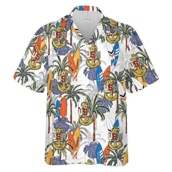 US Navy Snipes Chief Anchor Cheap Hawaiian Shirt US Navy Snipes Chief Anchor Cheap Hawaiian Shirt