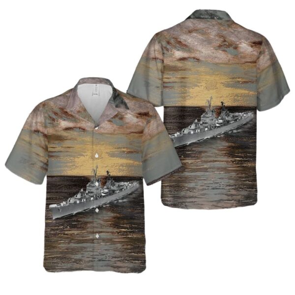 US Navy USS Norfolk (DL-1) Hawaiian Shirt Cheap US Navy USS Norfolk (DL-1) Hawaiian Shirt Cheap