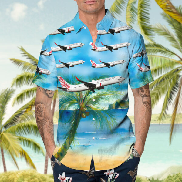 Boeing 737-8SA Virgin Australia Airlines Hawaiian Shirt Boeing 737-8SA Virgin Australia Airlines Hawaiian Shirt